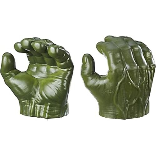 Marvel Avengers Hulk Roleplay Toy, Includes 2 Gamma Grip Fists, Design Inspired by Marvel Comics, for Kids Ages 4 and Up (Amazon Exclusive)