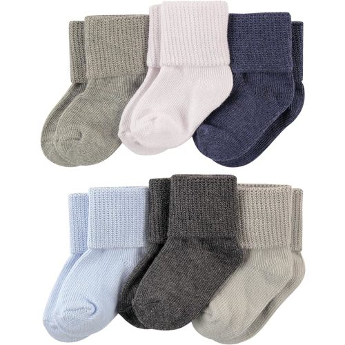 Luvable Friends Unisex Baby Newborn and Baby Socks Set
