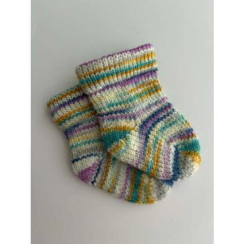 Knit Wool Baby Socks, 0-3 months
