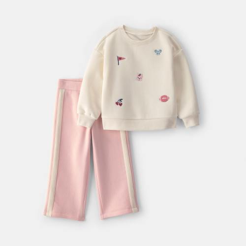 Carter's Toddler Girls 2-pc. Pant Set, Color: White - JCPenney