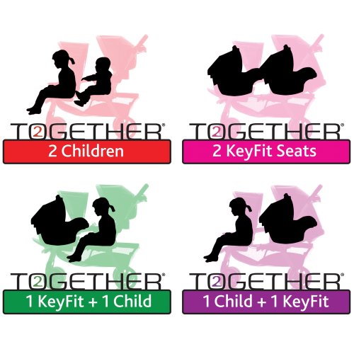 Chicco Cortina Together Double Stroller, Minerale Collection