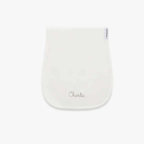 Solid Burp Cloth - Ivory