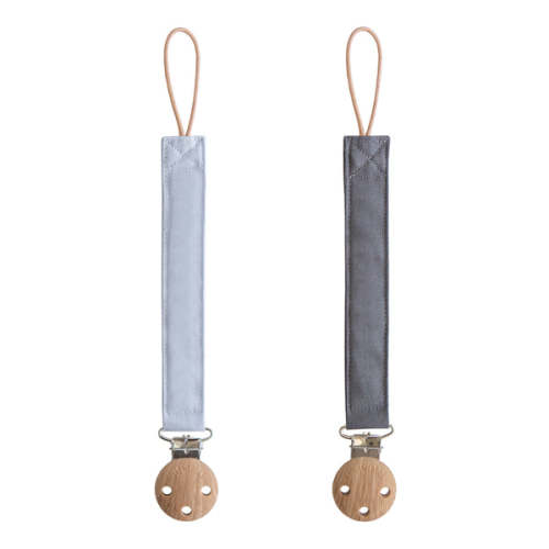 Linen Pacifier Clip 2-Pack – Mushie