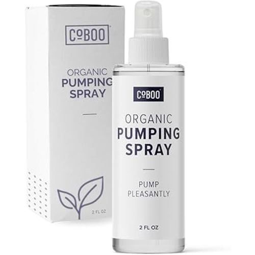 Pumping Spray 2 Fl Oz | Organic Skin Lubricant for Breast Pumping | Pump Flange Spray for Breast Shields | Vegan & Lanolin Free, Made in USA | Helps Sore Nipples & Clogged Milk Ducts