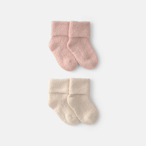 Baby Girl 4-Pack Baby Booties - Pink/Ivory | Carter’s Oshkosh Canada