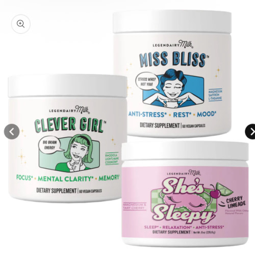 Stress, Sleep & Focus Support Bundle for Women – Legendairy Milk