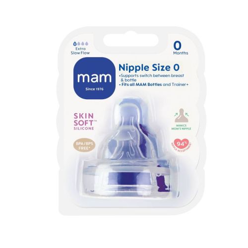 MAM Bottle Nipples - 2pk