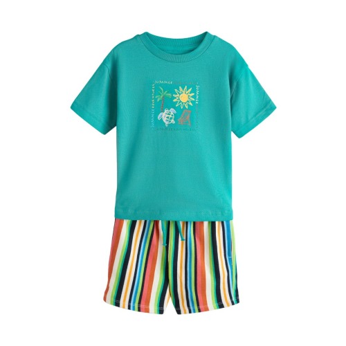Kids' Turtle T-Shirt & Shorts Set