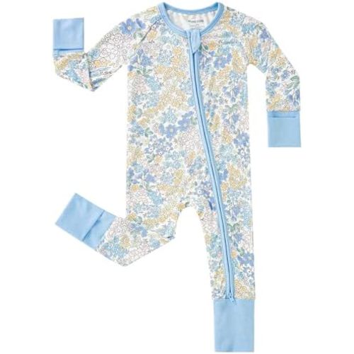 pureborn Baby Infant Boys Girls Sleeper Snug Fit Viscose from Bamboo Pajamas 0-24 Months