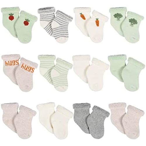 Gerber Baby 12-pair Sock Bundle