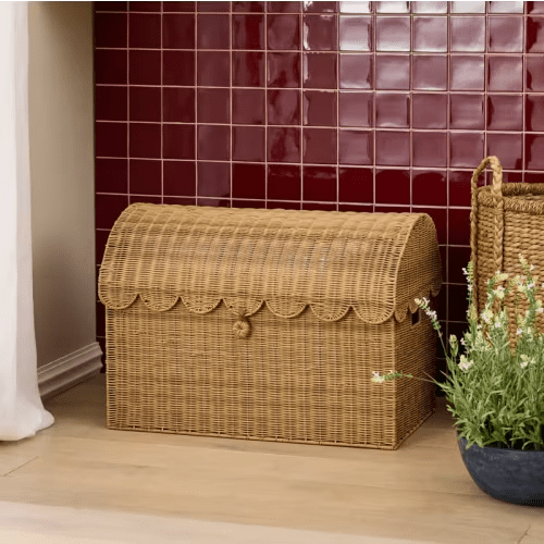 Lottie Natural Storage Chest | Adairs