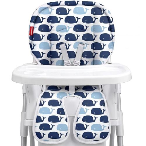 Baby High Chair Cover Replacement, Blue Whale