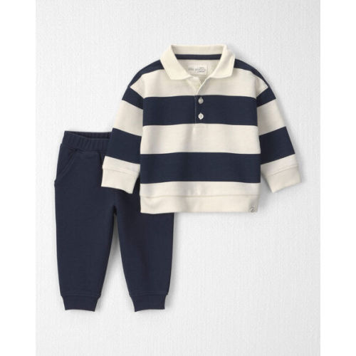 Baby Boy 2-Piece Organic Cotton French Terry Top & Pant Set - Little Planet | Carter's