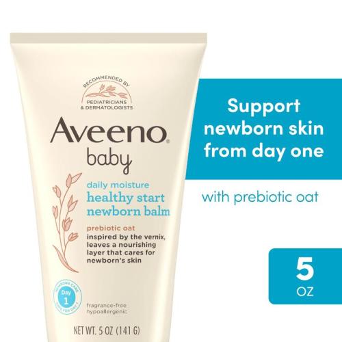 Aveeno Baby Healthy Start Newborn Baby Body Balm, Hypoallergenic, - TikTok Shop