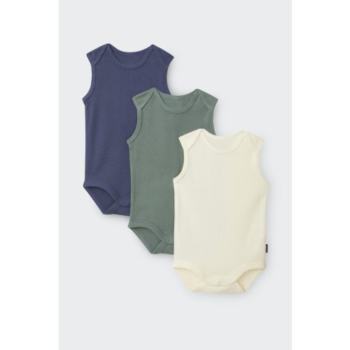 Bonds Rib Singletsuit 3 Pack | Baby Baby Bodysuit