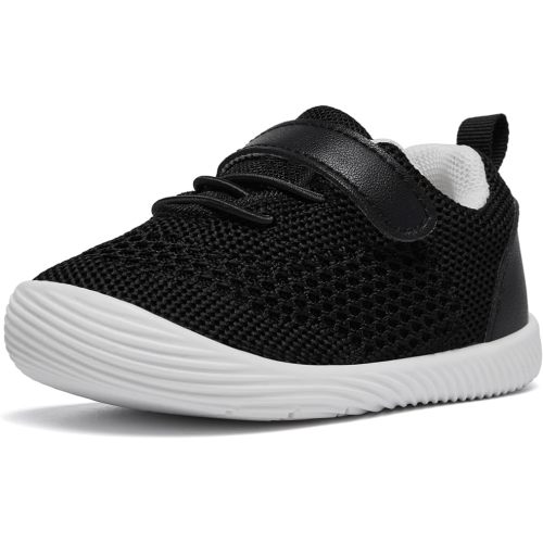 MORENDL Toddler Sneakers Baby Boys & Girls Barefoot Shoes Lightweight Breathable Walking Running Tennis Athletic Sport Shoes