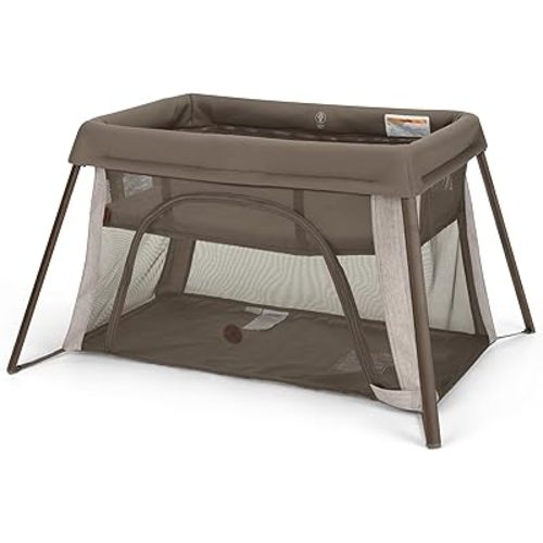 Maxi-COSI Calao Travel Playard, Infant Bassinet, Toddler Playpen, Portable, Lightweight, Foldable, Easy Setup, with Carry Bag, Breathable Mesh, Truffle
