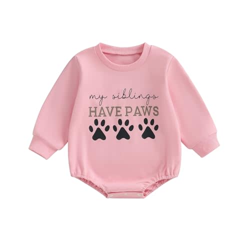 Kupretty Baby Boy Girl Sweatshirt Romper Game Day Embroidery Football Romper Infant Fall Winter Clothes 3 6 12 18 Months