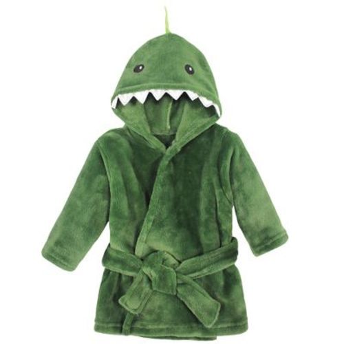 Hudson Baby Infant Boy Plush Pool and Beach Robe Cover-ups, Dinosaur, 12-18 Months