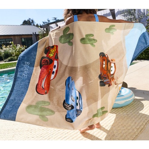 Disney and Pixar Cars Heritage Kid Beach Towel UPF 50+