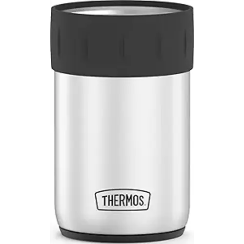 Thermos Stainless Steel Beverage Can Insulator for 12 Ounce Can, Stainless Steel | can-and-bottle-insulators