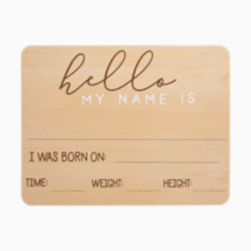 Pearhead Hello World Fill-In Baby Arrival Sign