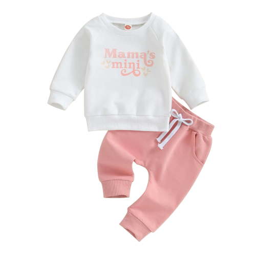 2Pcs Set Toddler Baby Girl Fall Clothes Princess Has Arrived Long Sleeve Crewneck Sweatshirt+Pants Cute Outfit