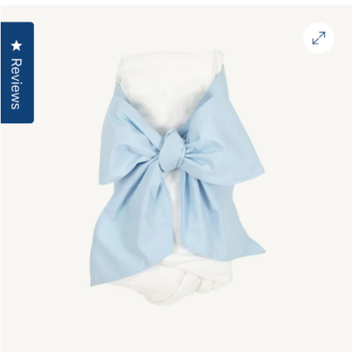 Bow Swaddle ® - Buckhead Blue