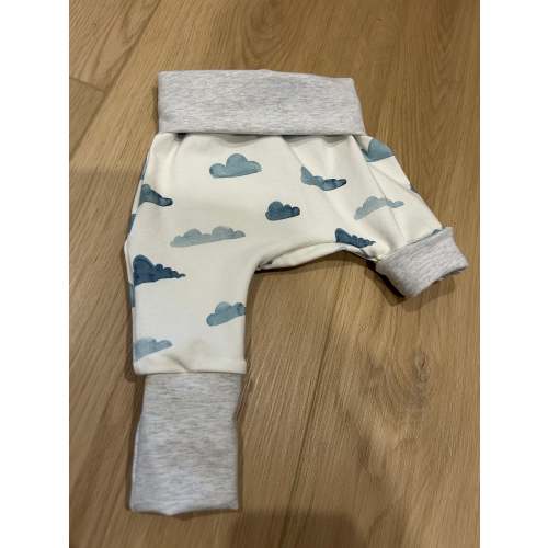Cloud Grow with me pants – Naptime Creations - 3-12 months