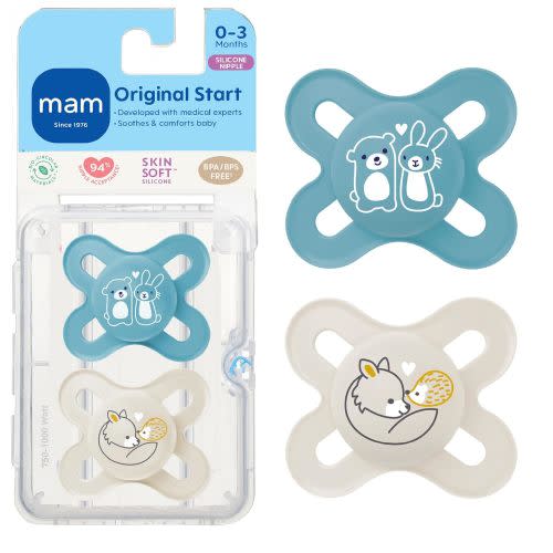 0-3M Start Newborn Pacifer (2 Pack) - Blue
