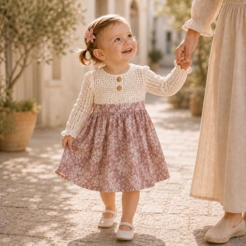 Baby Girl Dress, Vintage Baby Dress, Baby Girl Outfit 9-24M