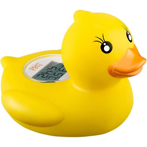 b&h Baby Thermometer, The Infant Baby Bath Floating Toy Safety Temperature Thermometer (Lady Duck)