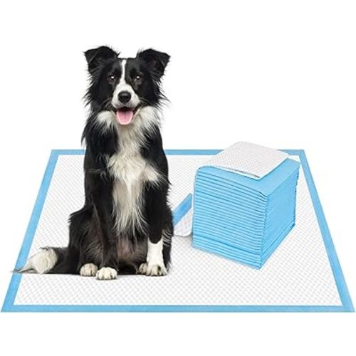 Bolux Dog and Puppy Training Pads， Disposable Dog Pee Pads (50, 17.8"*23.5"(45*60cm))
