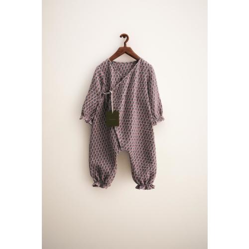 ZARA TIMELESS 3 to 6 months - COTTON GAUZE FLORAL ROMPER - Dark pink | ZARA United States