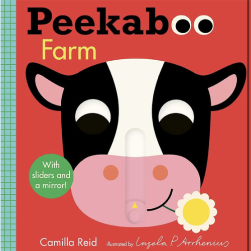 Peekaboo: Farm: (An Interactive Board Book for Babies & Toddlers with Mirror & Sliders to Push, Pull, or Turn. Cute Artwork Includes Corn, Barn, Horse, Pig, & More.) (Peekaboo You)