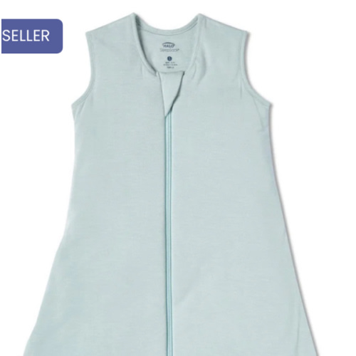 HALO - 1.5 TOG supersoft bamboo wearable blanket, double zipper sleeping bag with weighted feel - green