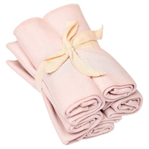 Bamboo Baby Washcloth 5-Pack in Blush Pink| Kyte Baby