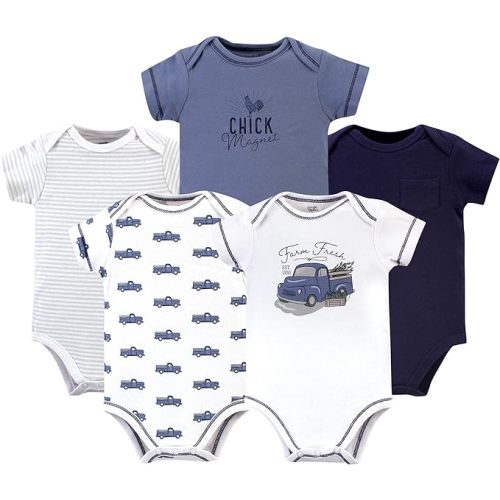 Touched by Nature Unisex Baby Organic Cotton Bodysuits
