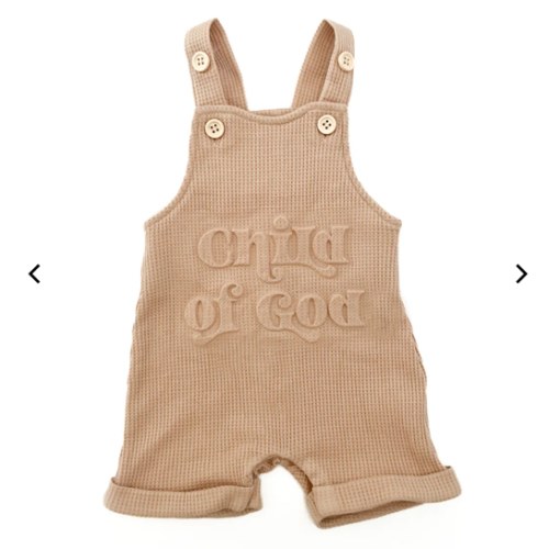 Child of God Waffle Overalls – AmorClothingCo.