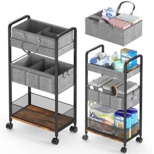 rolling cart diapers - Google Search