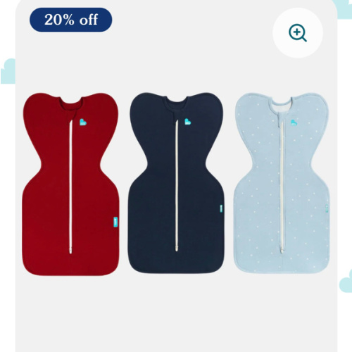 Swaddle Up Starter Bundle | 1.0 TOG | Maroon | Navy | Powder Blue Twinkle