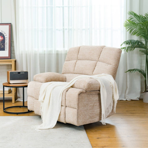 Latitude Run® Oversized Massage Recliner Chair with Heating, Swivel Glider Rocker Chair & Reviews | Wayfair