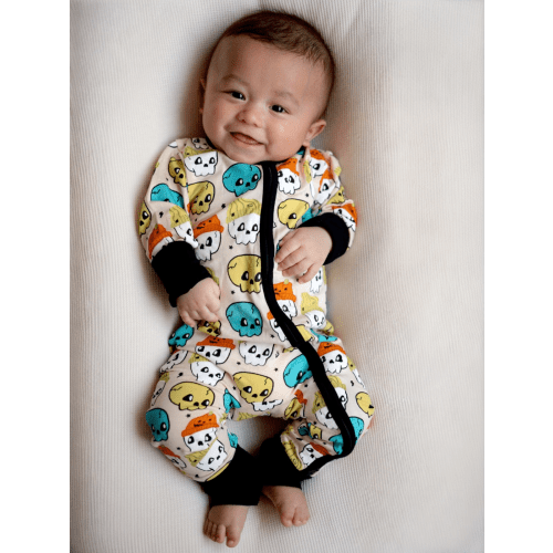 2-Way Convertible Zip Romper, Skelli Boys