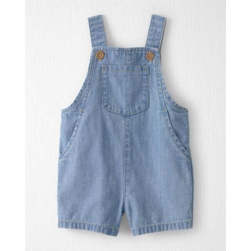 Baby Organic Cotton Chambray Shortall - Little Planet | Carter's 3M