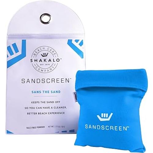 SANDSCREEN Sand Removal Bag | The Original Sand Remover | Talc-Free and Reef Friendly | Fresh, Clean and Sand Free | Great for The Whole Family!(Pack of 1)