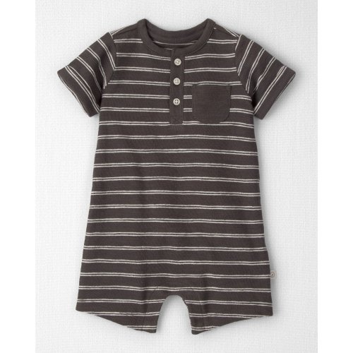 Baby Romper Made with Organic Cotton in Stripes  - Little Planet | Carter's