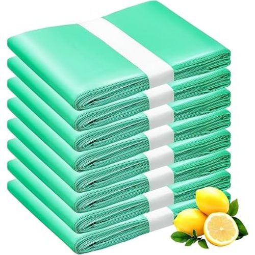 Compatible with Diaper Dekor CLASSIC Diaper Pail Refills | 8 Pack | Odor-Control Liners | Leak-Resistant Incontinence Disposal Bags with Lemon Scent | Durable & Economical