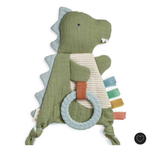 Crinkle Toy with Teether - Dinosaur