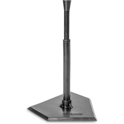 GoSports Baseball & Softball Batting Tees - Choose Jr. or Standard - Adjustable Rubber Hitting Tee