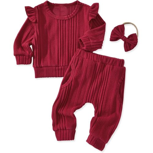 Aalizzwell Infant Baby Girl Fall Winter Outfit